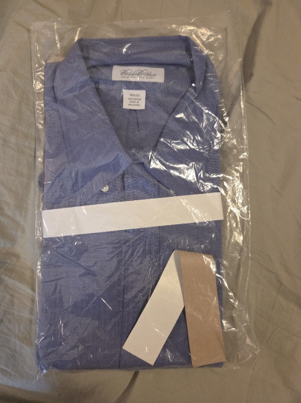 Brooks Brothers Men's Light Blue Button Up